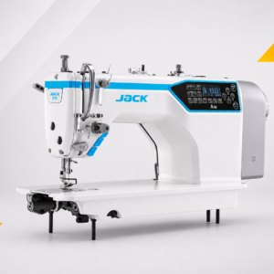 Machine à coudre Jack A4B-A-C – 1 aiguille – Coupe‑fil automatique – Pied relevage 13 mm – Ultra-précision