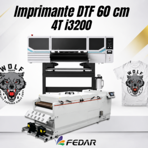 Imprimante DTF 60 cm – 4 têtes Epson I3200-A1 – Production industrielle