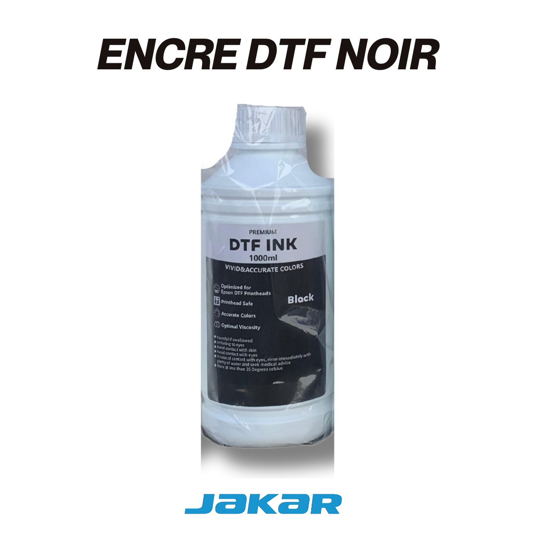 Encre DTF noir Magenta pour impression textile professionnelle avec transfert direct sur tissus