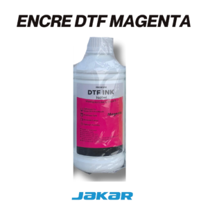 Encre DTF Magenta pour impression textile professionnelle avec transfert direct sur tissus
