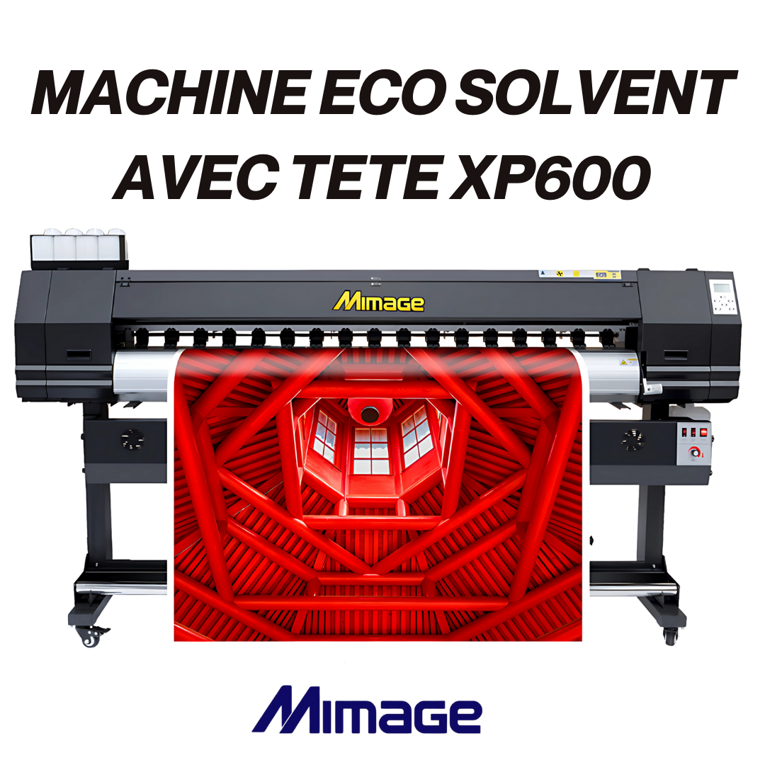 Imprimante Eco Solvent équipée de la tête Epson XP600 pour impression grand format professionnelle et précise
