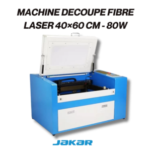 Machine de découpe et gravure laser CO₂ 40x60 cm 80W pour découpe et gravure précise sur bois, acrylique et autres matériaux