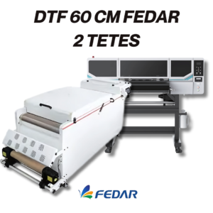 Machine DTF 60 cm FEDAR avec 2 têtes pour impression textile professionnelle et personnalisée