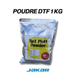 Poudre DTF 1 kg pour impression textile professionnelle – adhésif pour transfert direct sur tissus
