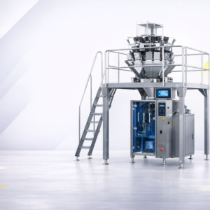 Machine de Conditionnement Automatique avec Plateforme Élevée et Système de Pesée Multi-têtes