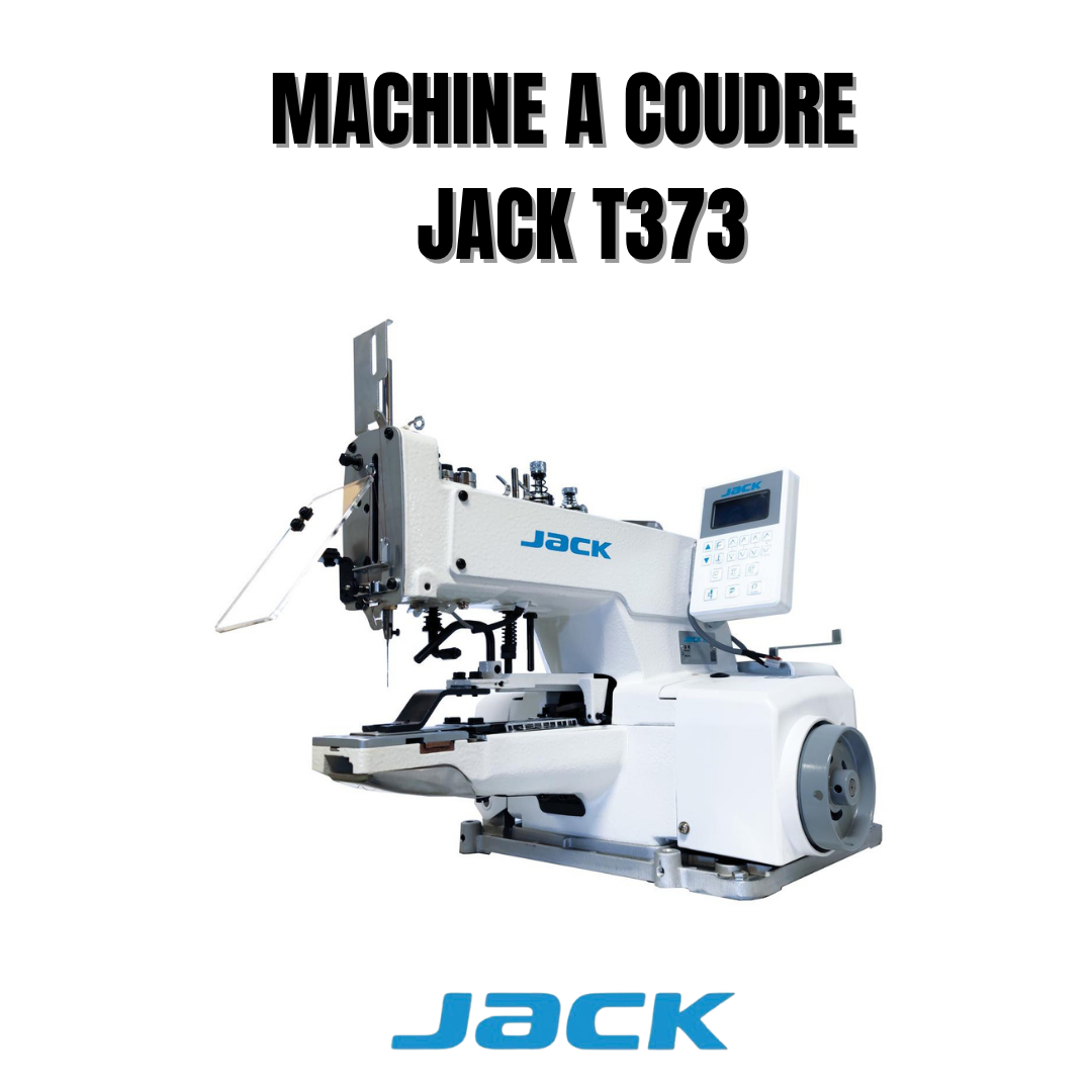 Machine à coudre industrielle Jack T373 pour couture professionnelle et ateliers de confection