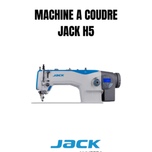 Machine à coudre industrielle Jack H5 pour couture professionnelle et production textile