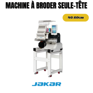 Machine à broder industrielle à tête unique pour personnalisation textile et production professionnelle