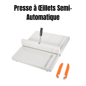 Presse semi-automatique pour pose d’œillets – machine professionnelle pour bâches et textiles