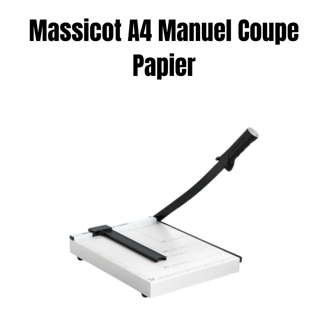 Massicot manuel A4 pour découpe précise de papier et documents – outil professionnel