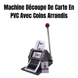 Machine de découpe de cartes en PVC avec coins arrondis – finition professionnelle pour badges, cartes et cartes de visite