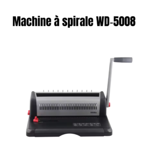 Machine à spirale WD 5008 pour reliure de documents – professionnelle, rapide et précise