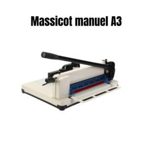 Massicot manuel A3 pour découpe papier précise – outil de coupe professionnelle