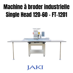Machine à broder industrielle Single Head FT-1201 120x60 cm pour broderie textile professionnelle