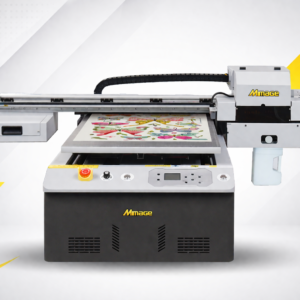 Imprimante UV à plat Flatbed – 60×90 cm – CMYK + Blanc + Vernis