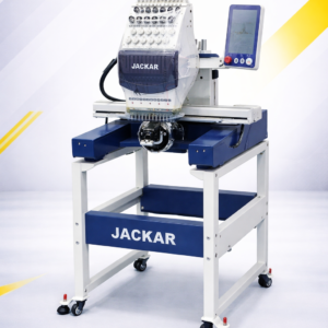 Machine à broder JACKAR 1 tête – 15 aiguilles – Champ 52×36 cm