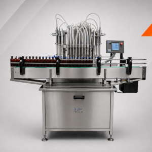 Ligne automatique de remplissage liquide multi-têtes avec convoyeur – Haute cadence