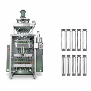 Machine de conditionnement automatique multi-lignes (VFFS multi-pistes)