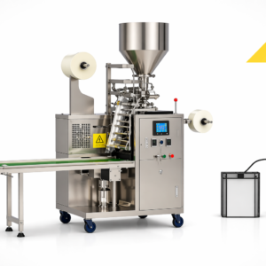 Machine de conditionnement automatique VFFS en inox avec convoyeur intégré