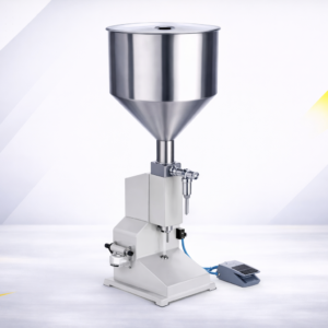 Machine de remplissage automatique en acier inoxydable – Doseuse liquide avec pédale