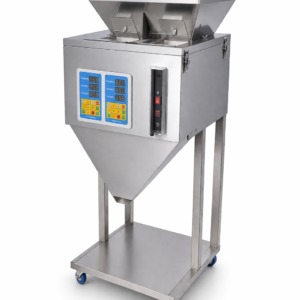 Machine de remplissage automatique double tête pour poudres et granulés