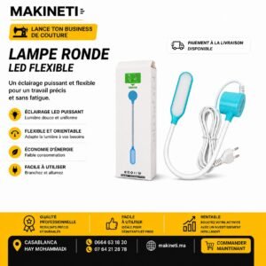 Lampe Ronde LED Flexible pour Machine à Coudre